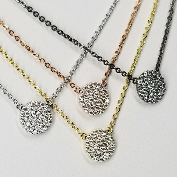 💖 New in Gift Box 🎁 CZ Diamond Choker Collar Necklace - Picture 4 of 9